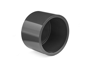 Metric Grey PVC End Cap